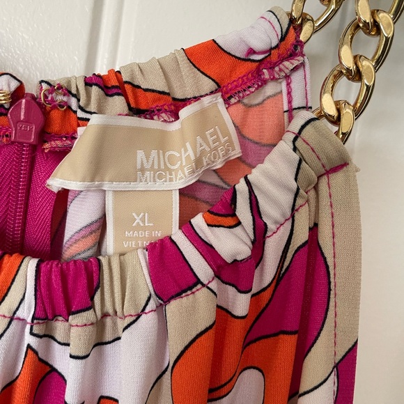 Michael Kors Vibrant Multicolor Swirl Dress - Picture 6 of 6